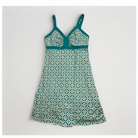 Patagonia Minette Wayward Tank Dress Stretchy Strappy Back Green Size Large - Picture 3 of 4
